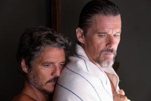 Pedro Pascal, Ethan Hawke in Strange Way of Life.